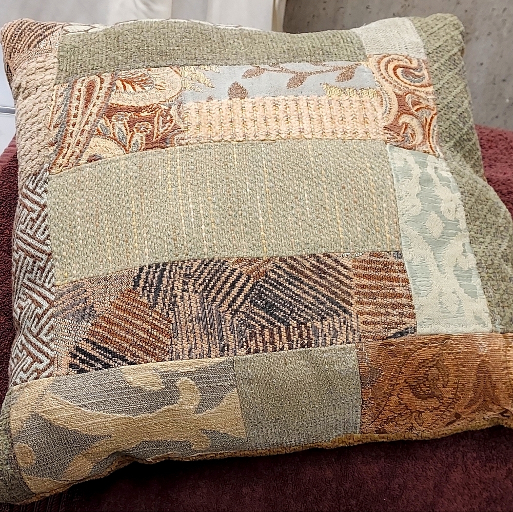 To pillows and couch cover